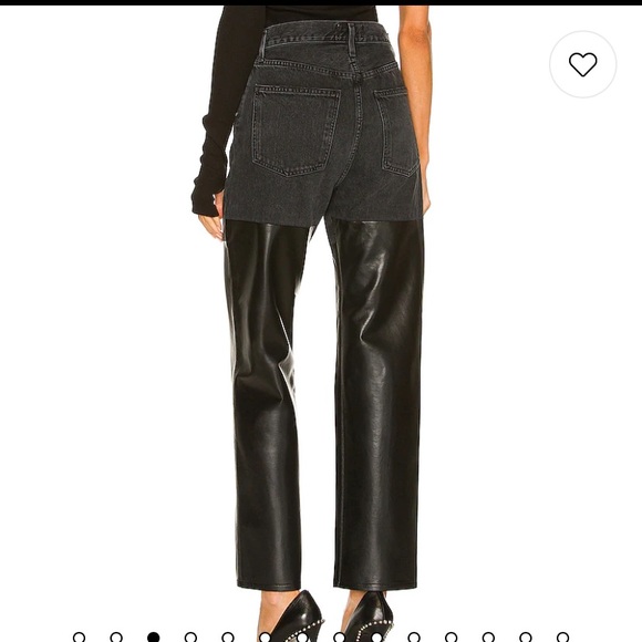 Agolde leather pants - Picture 2 of 2